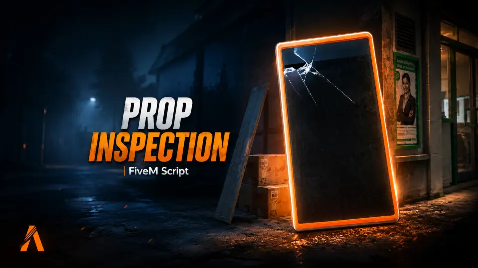 AAA Cinematic Prop Inspection System Standalone & Fully Configurable!