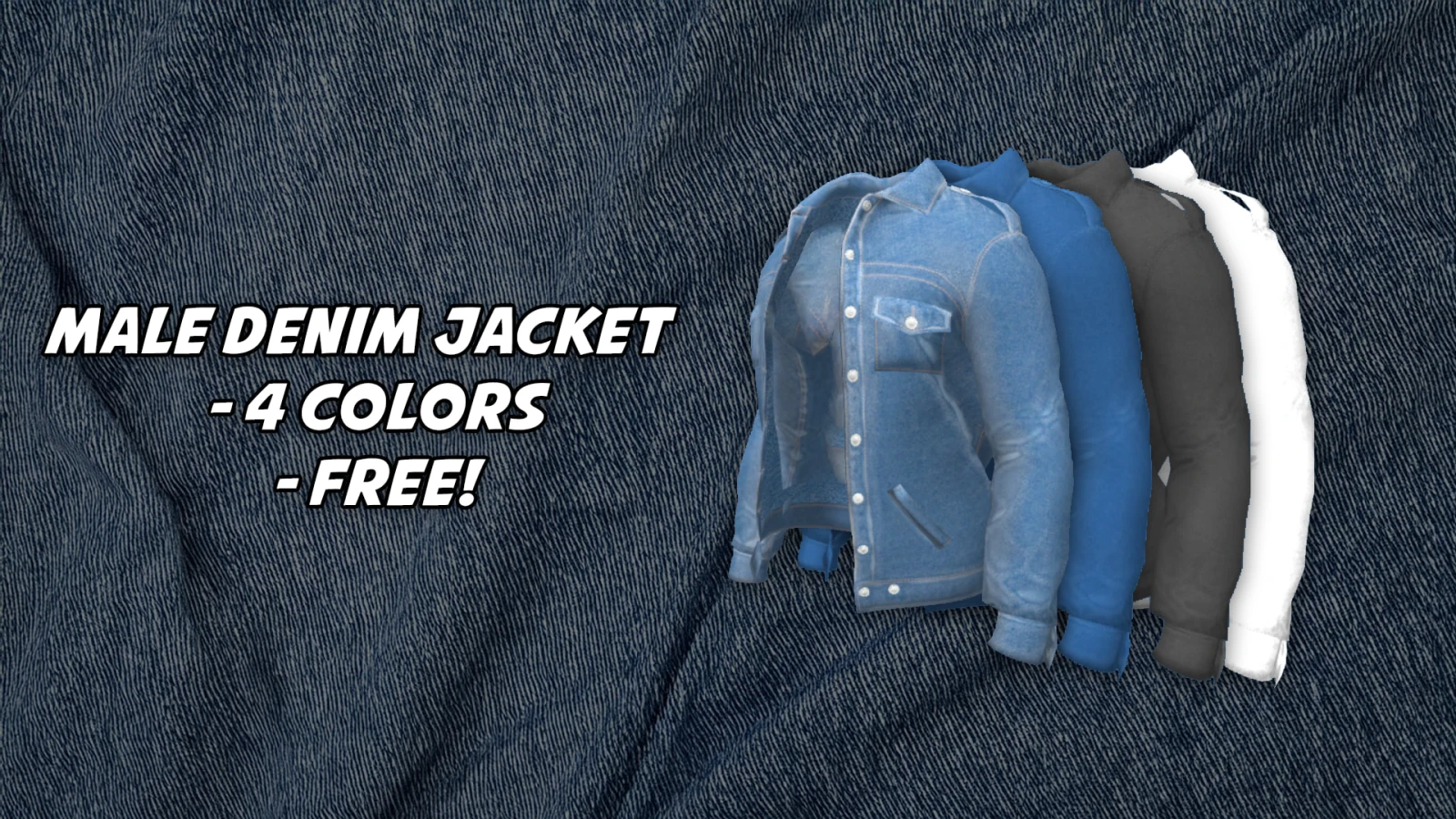 Male Denim Jacket-Addon Clothing