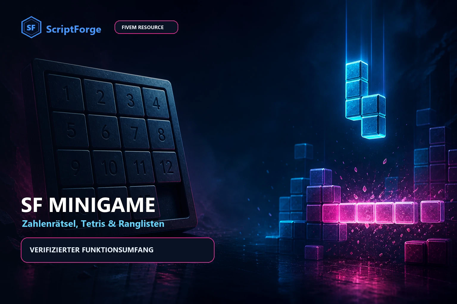SF Minigame-Number Puzzle, Tetris & Leaderboards | ScriptForge