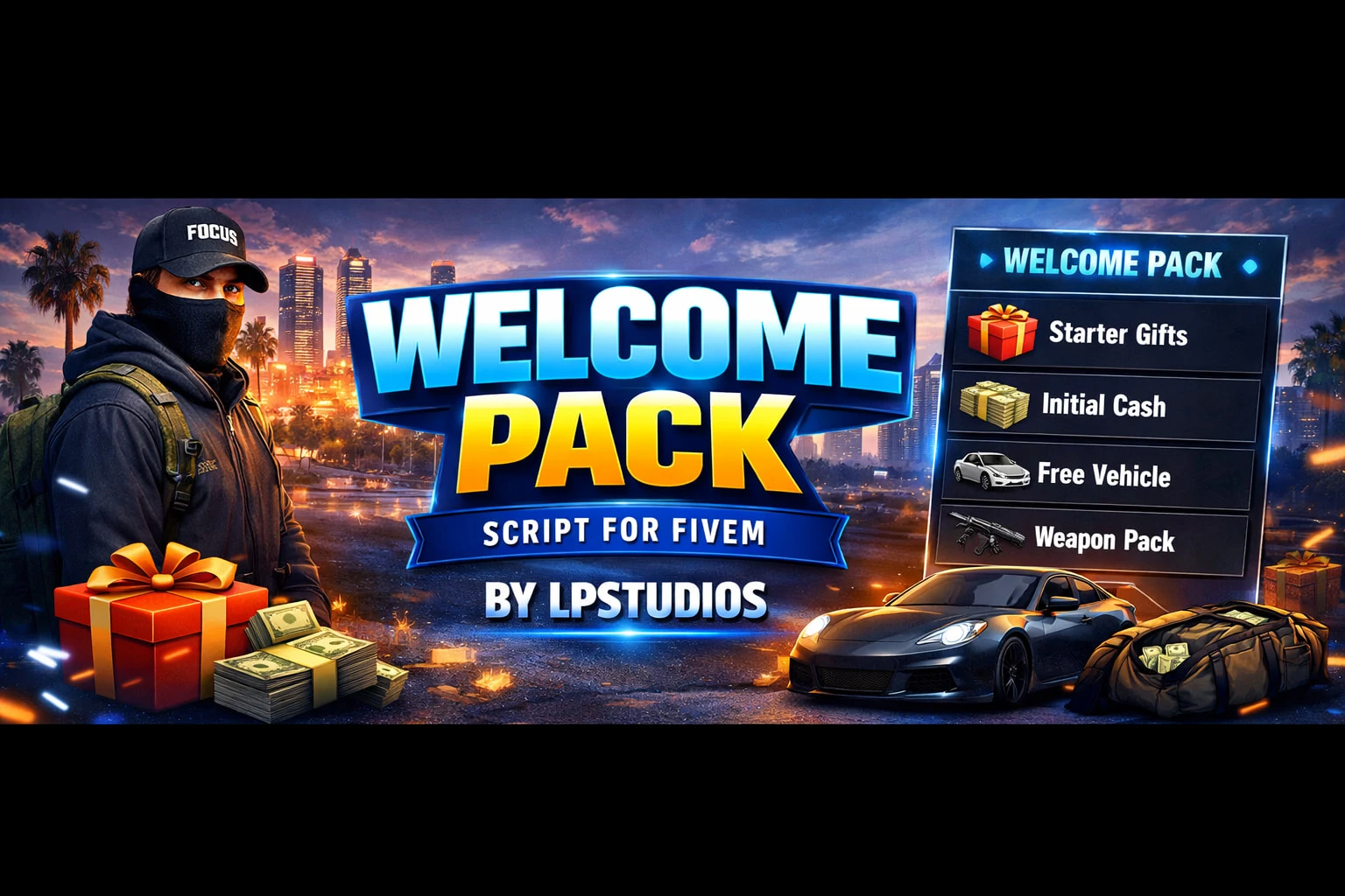 LP_WelcomePack-Gender-Based Welcome Pack System | ESX / QBCore / Standalone