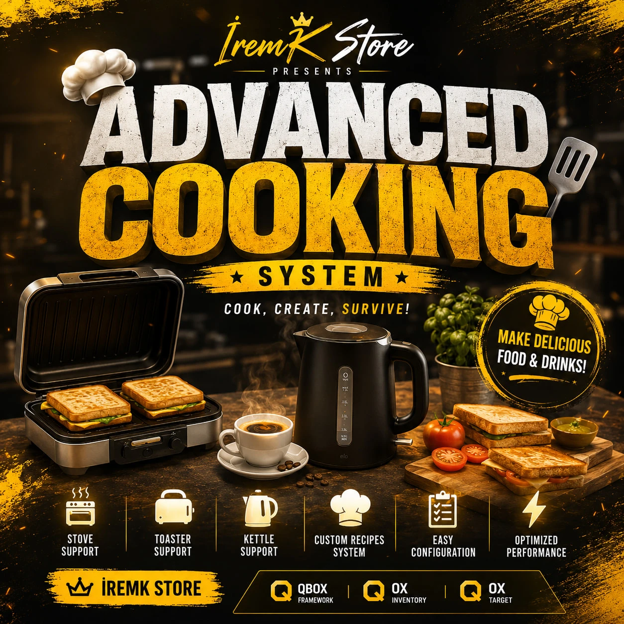 İremK Store | Advanced Cooking Script