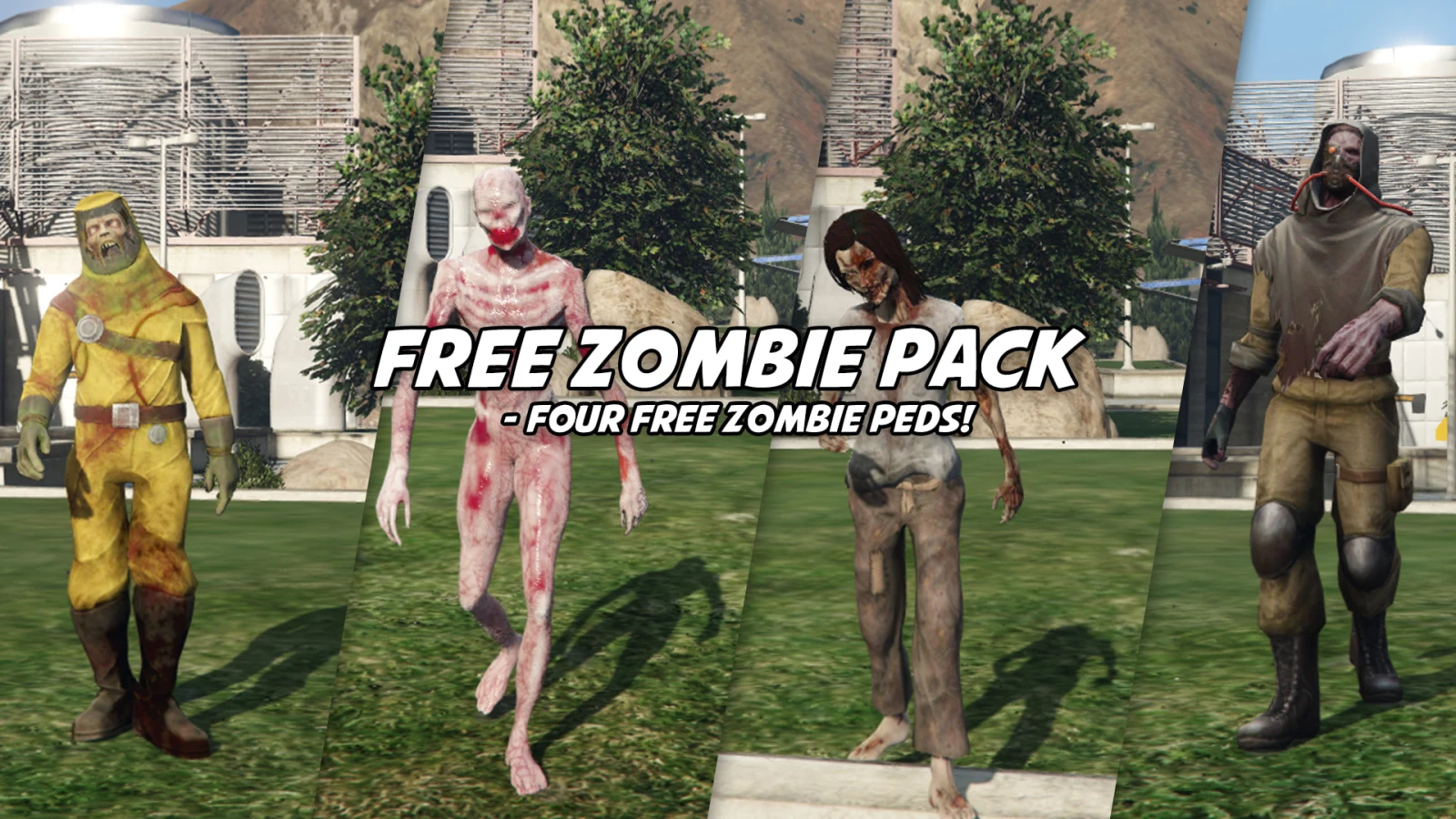 Free Zombie Pack-Addon Zombie Peds