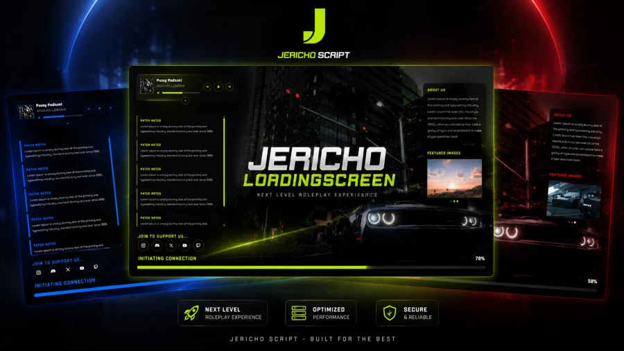 Jericho Loadingscreen | Premium FiveM Loading Screen