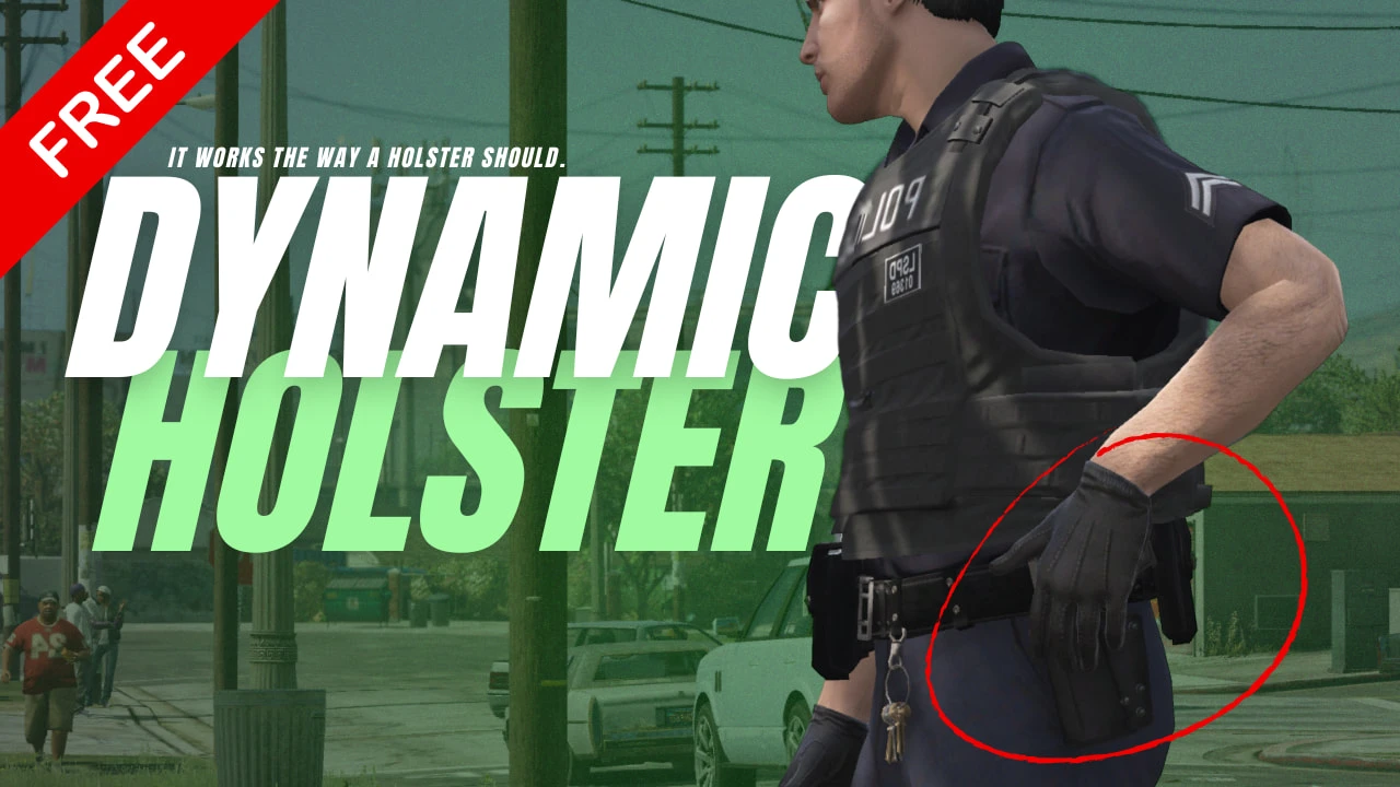 Sniffer Dynamic Holster | Realistic Weapon Holster System