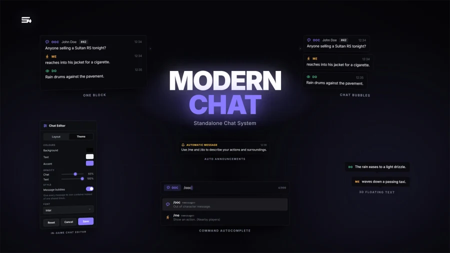 Modern FiveM Chat