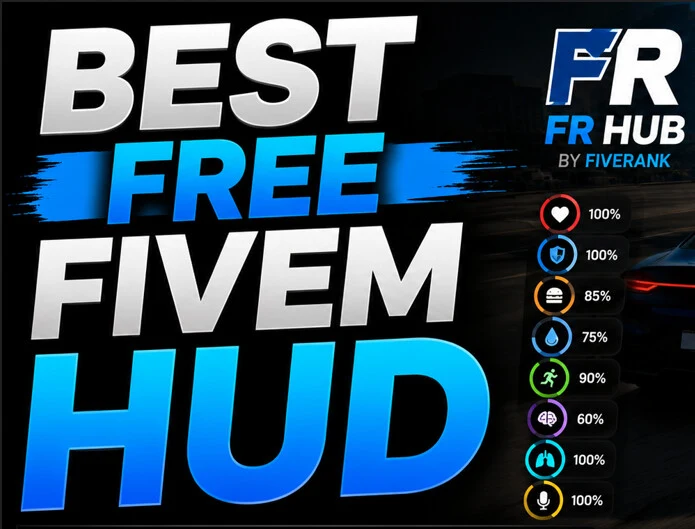 FR HUB-Modern & Fully Customizable HUD | ESX | QBCore | QBox | Standalone