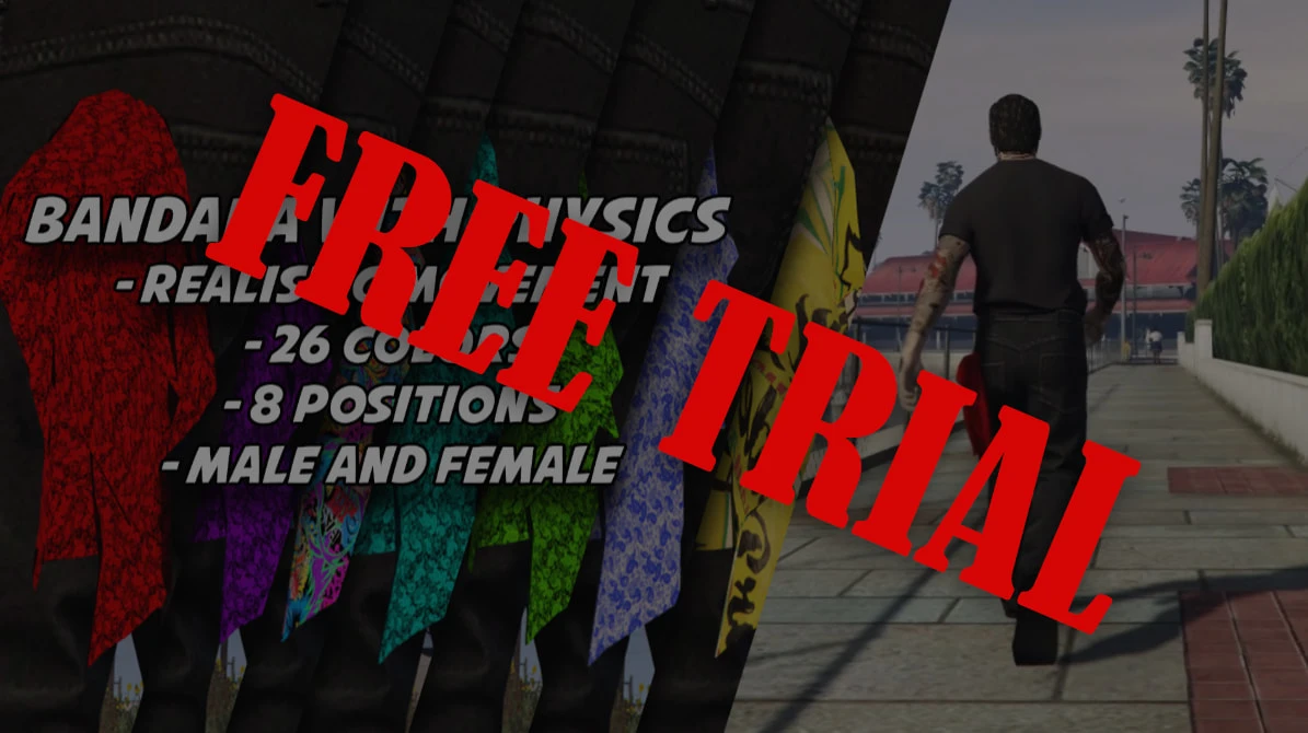 Free Bandana With Physics Trial-Addon Clothing