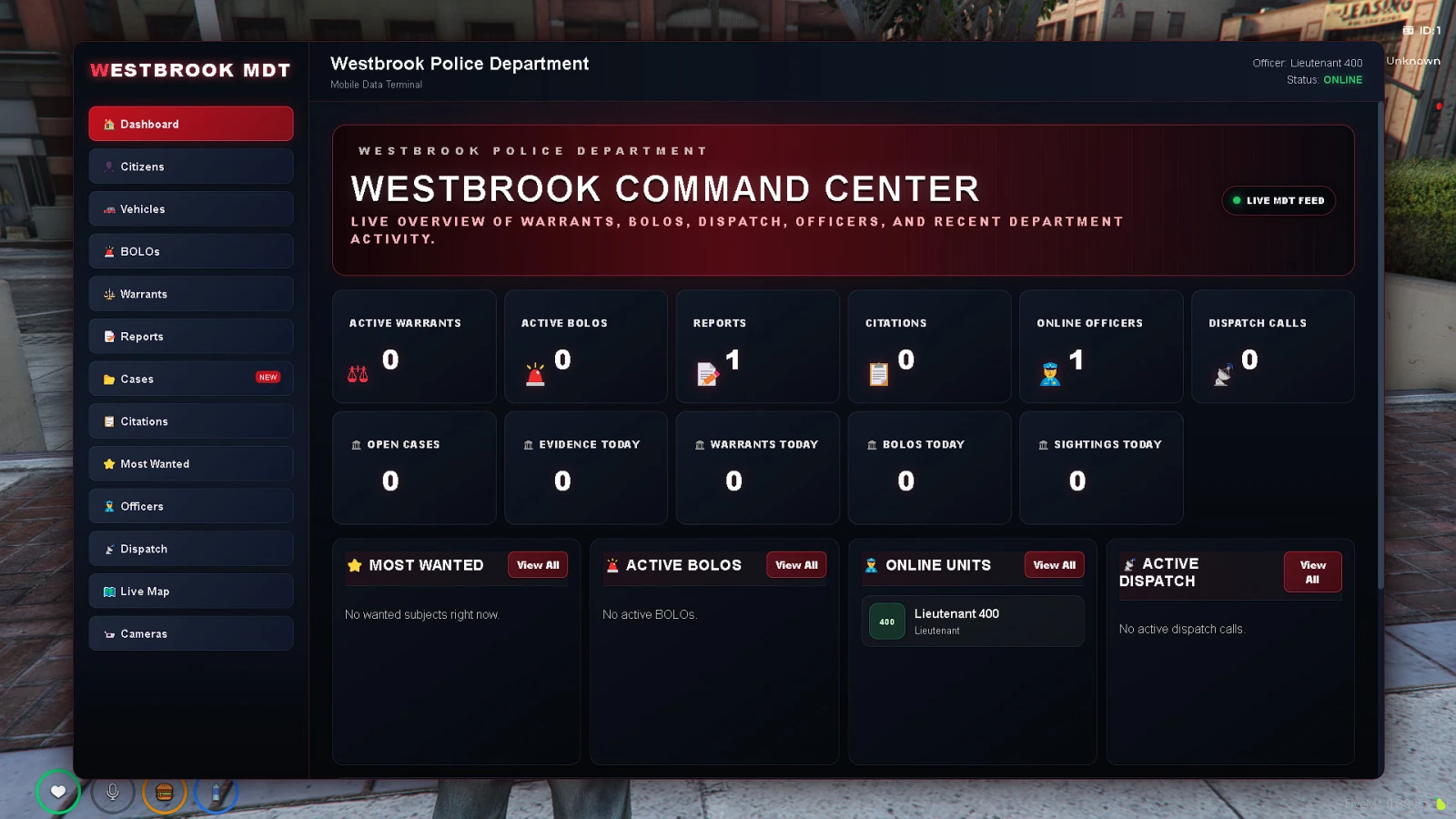 Westbrook MDT | Pro | QBCORE