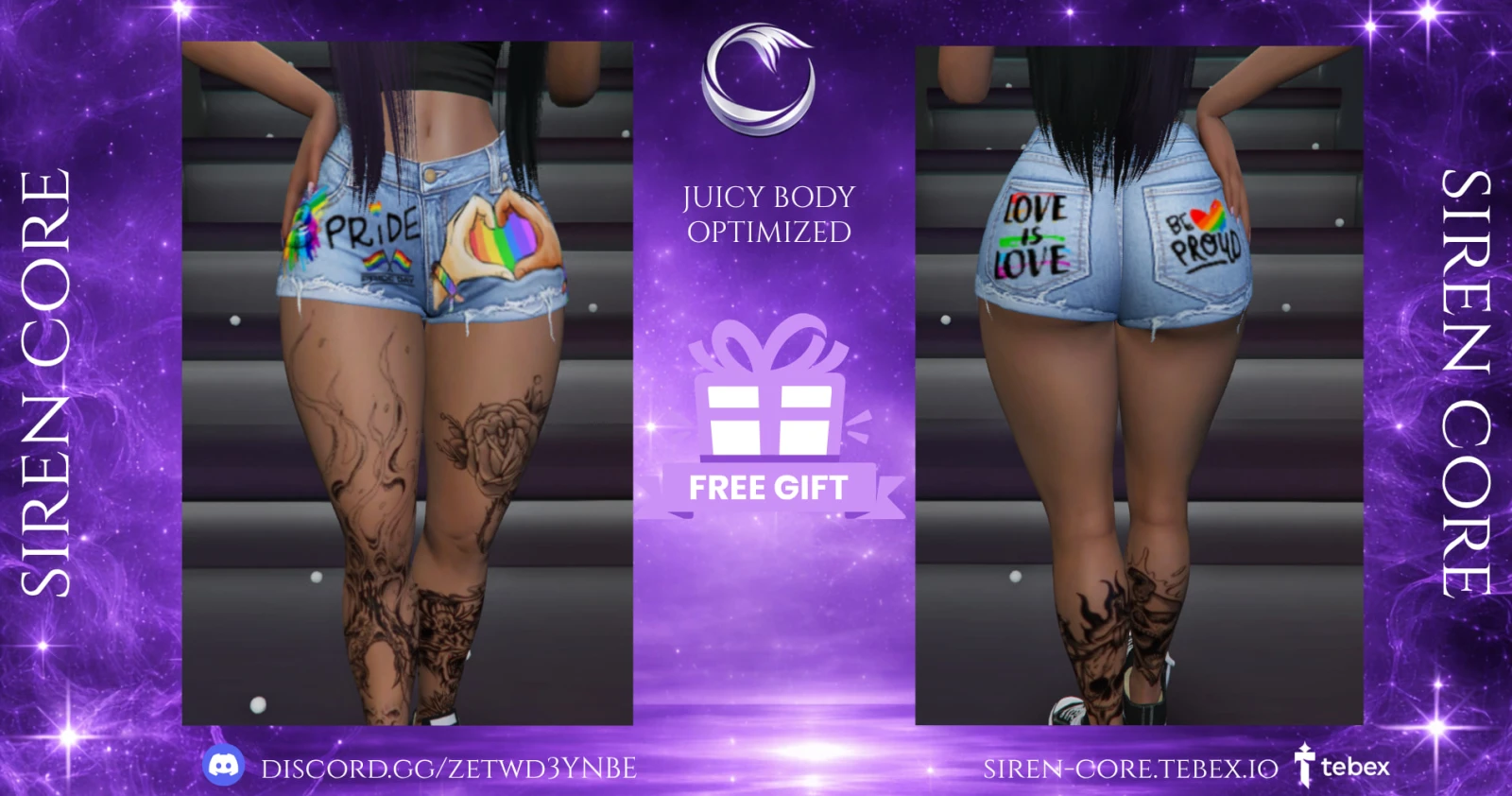 Love is Love Shorts by SirenCore