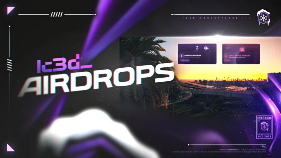 Airdrops ( Zones, Graffity, Decay, In-Game Creator & Configurator & Much More)