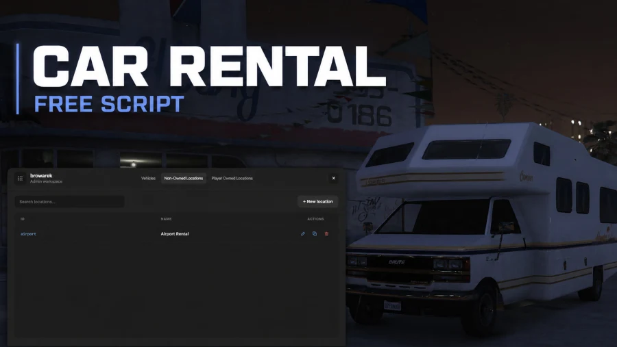 Car Rental-Player-owned rental businesses