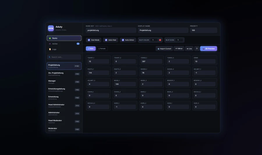 NXM Aduty The admin-duty script you'll actually enjoy using