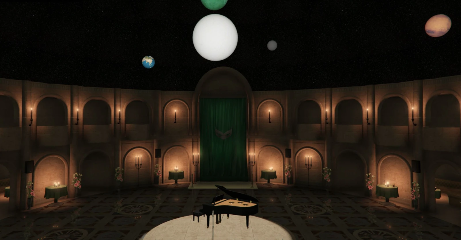 Ballroom in the observatory