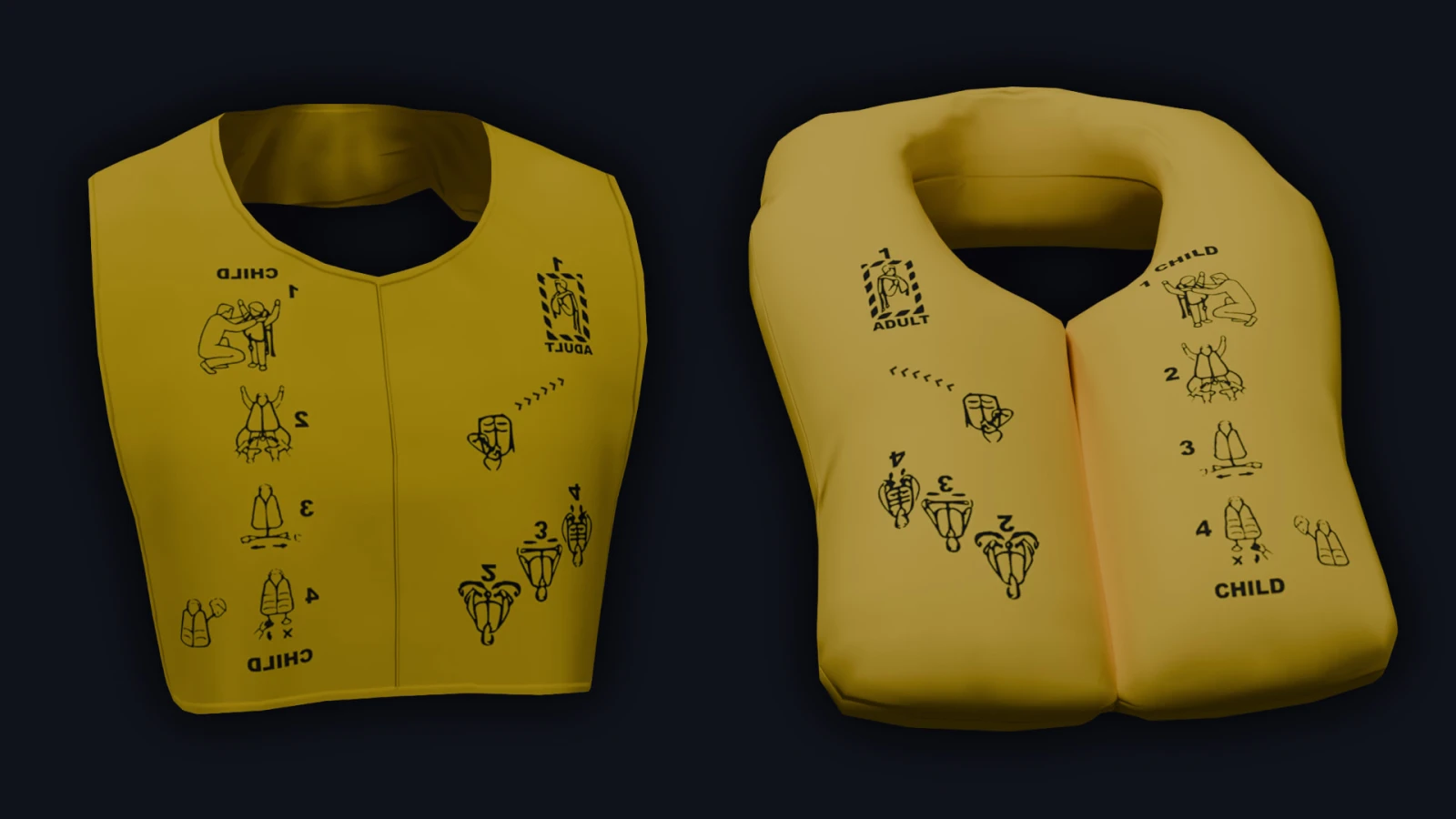 Inflatable Life Vest (M/F)