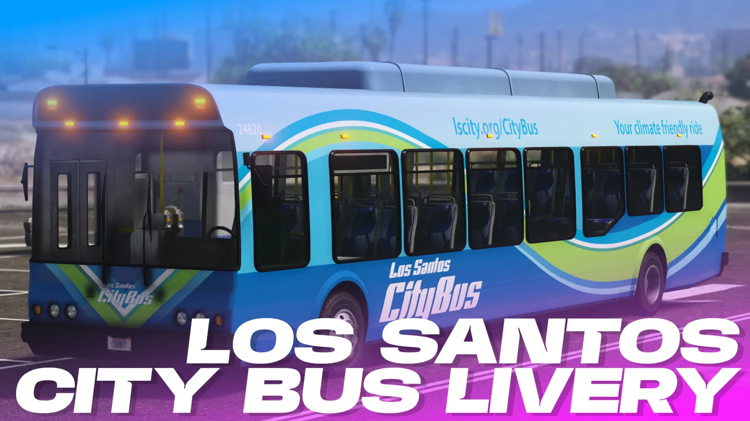 Los Santos City Bus Livery (High Quality, 4K)