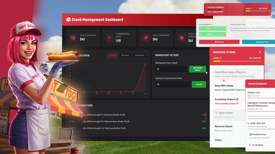 FREE Most Advanced and Detailed All In One Hot Dog script v2