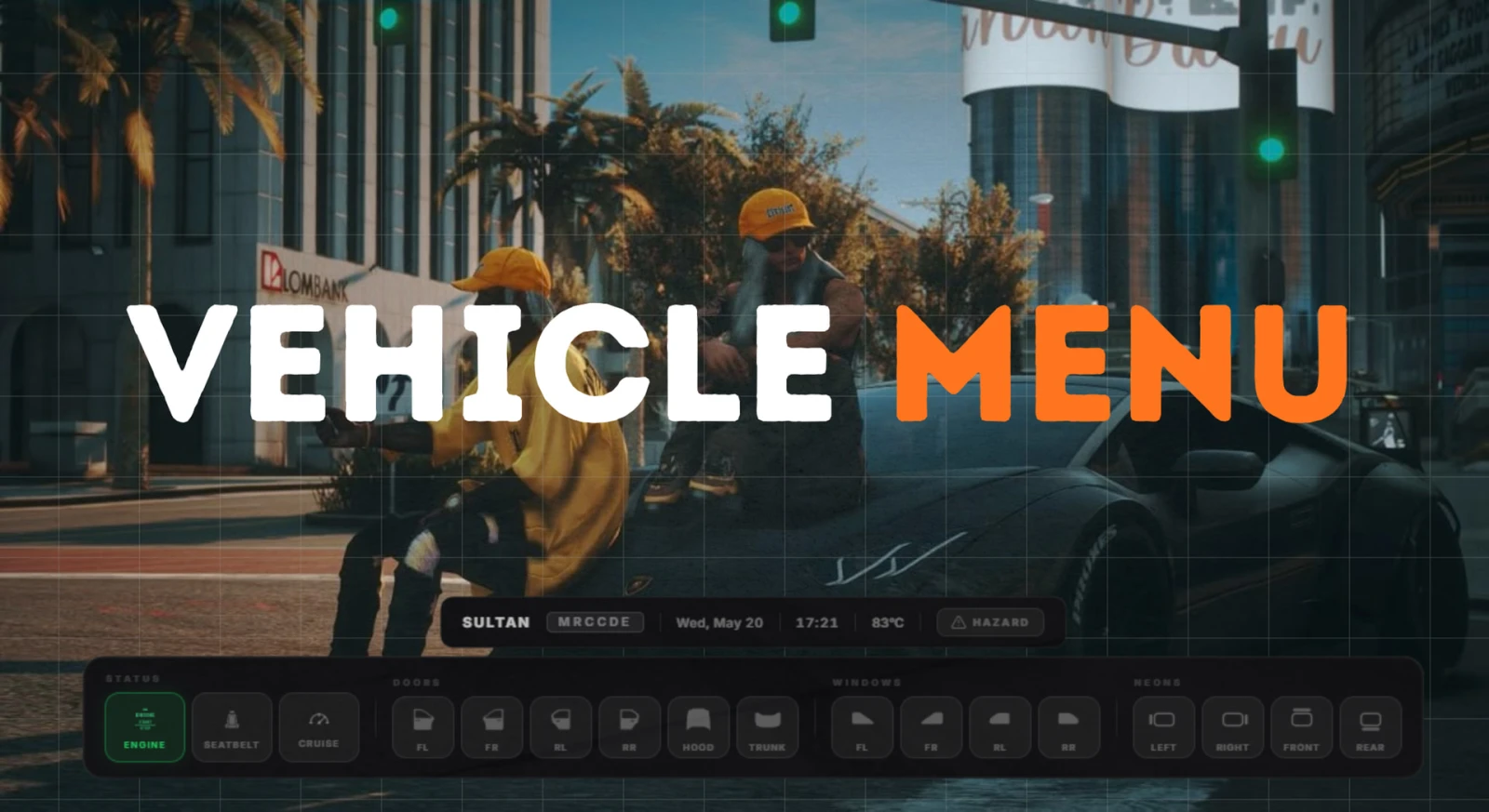 Car Control Menu