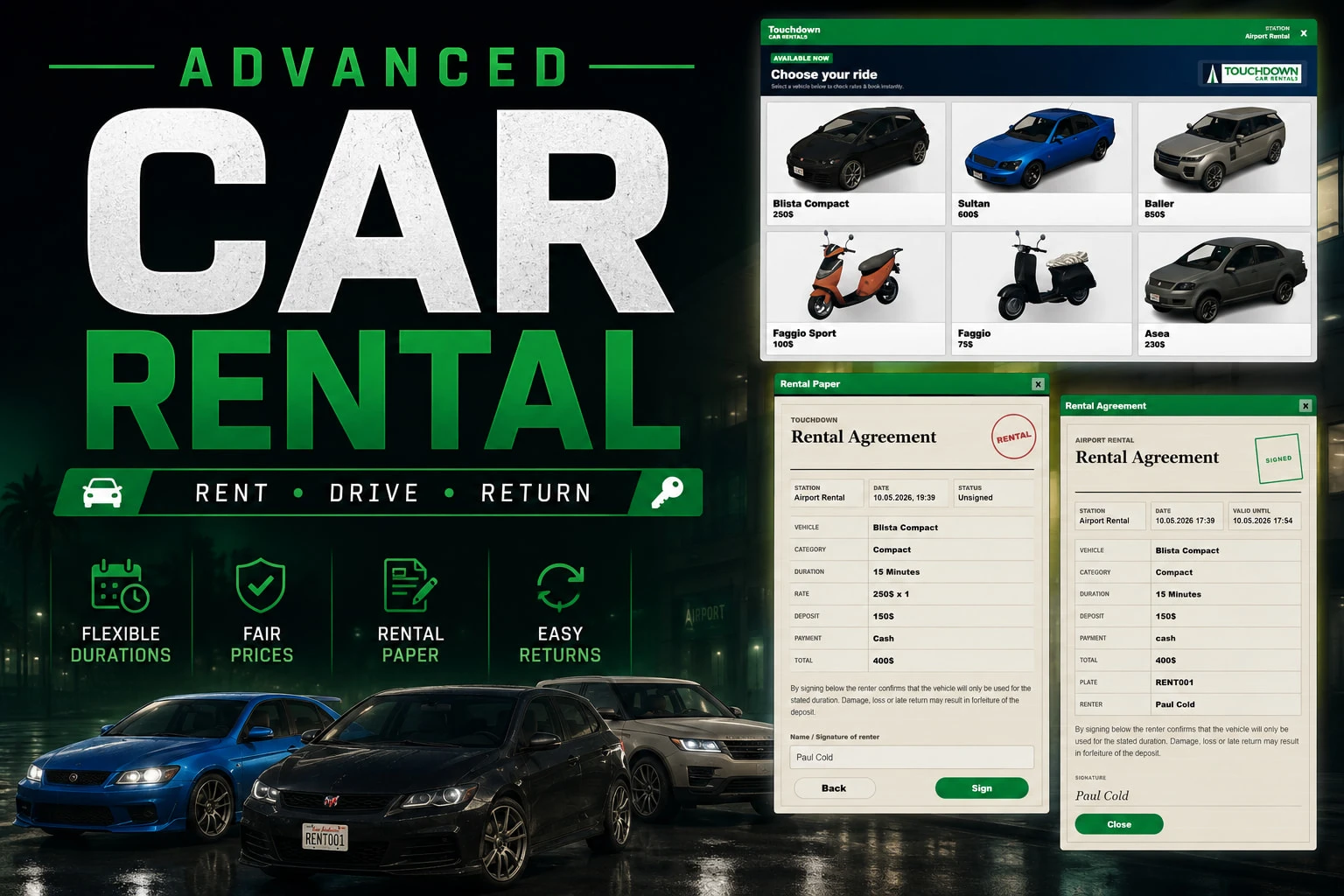 Advanced Car Rental