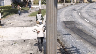 NPC Reacts Player Held Weapon