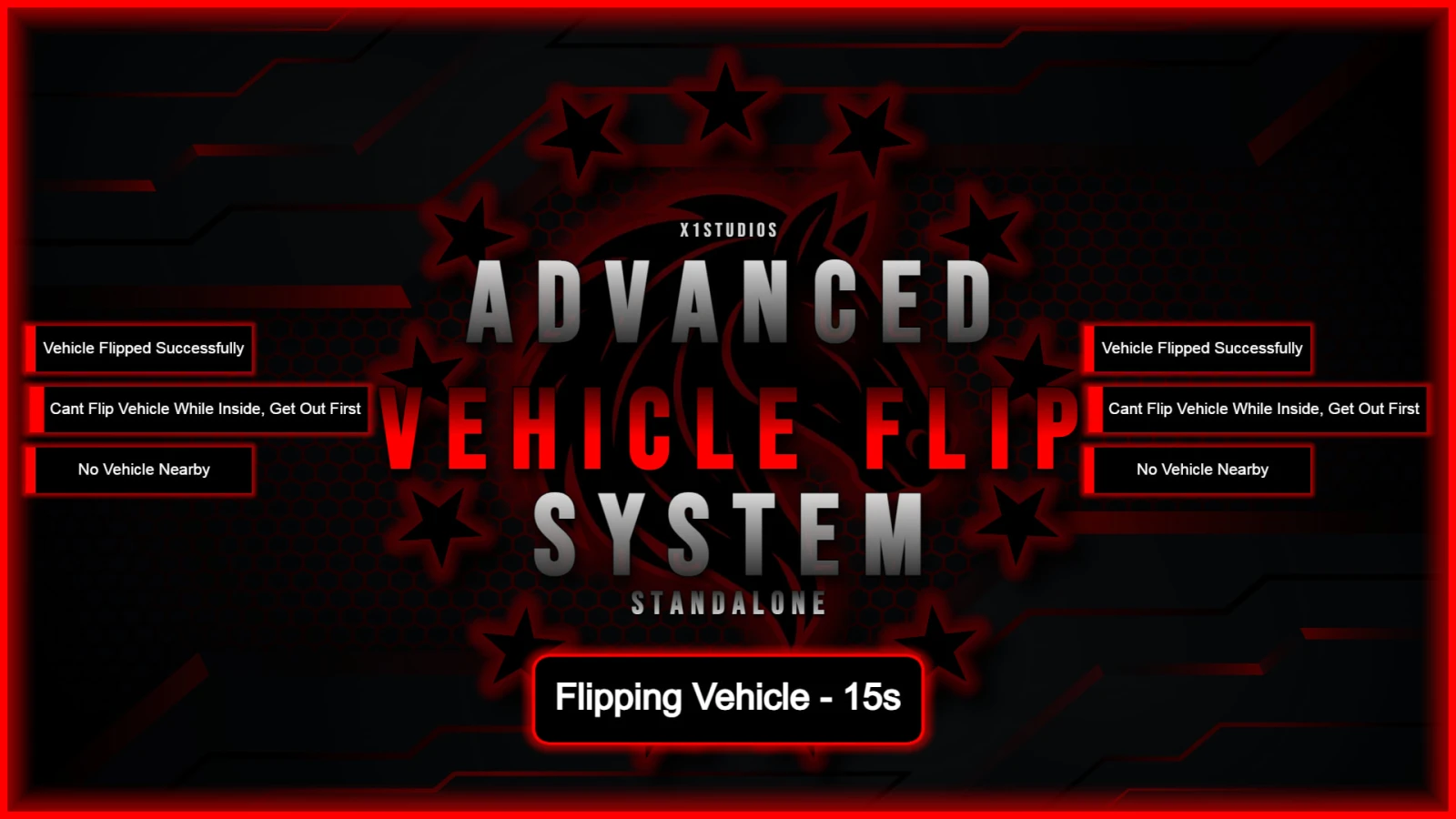 X1S Advanced Vehicle Flip System