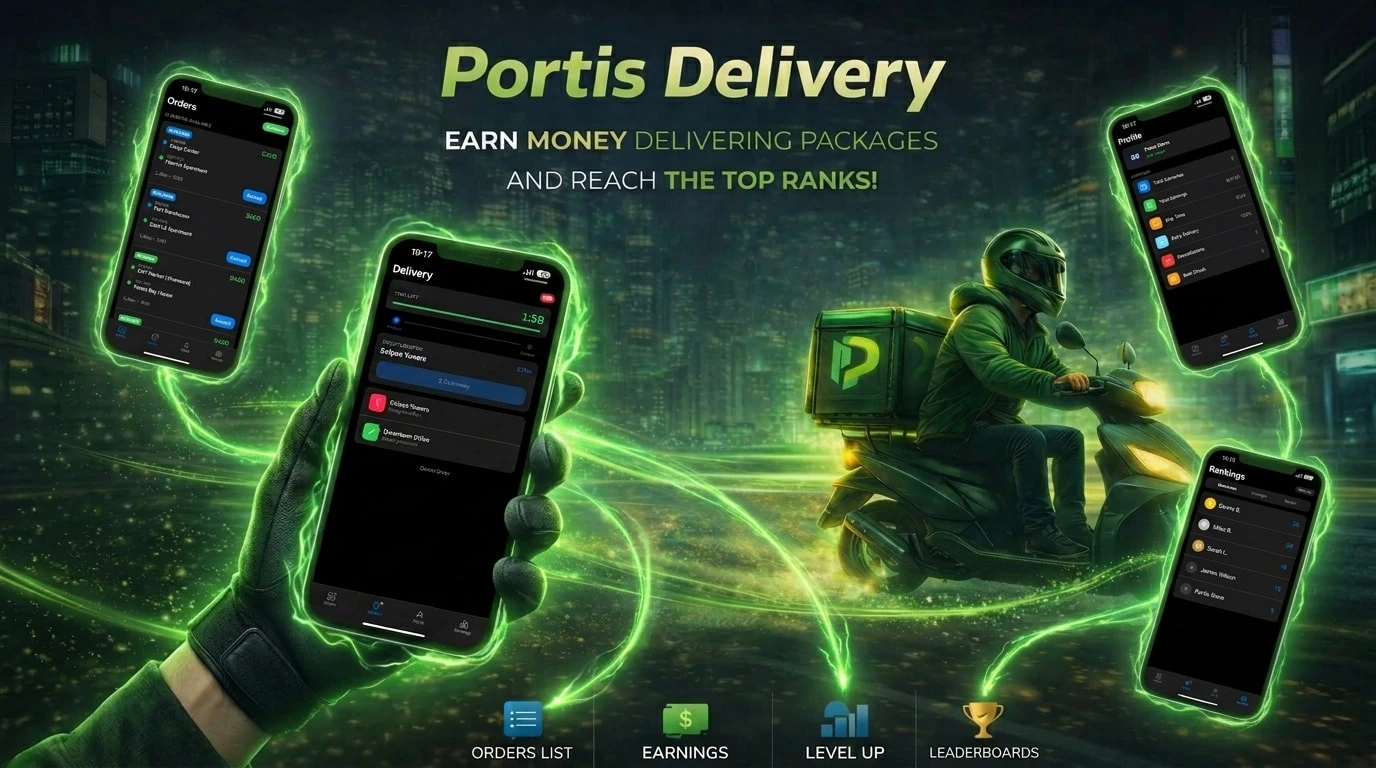 Portis Delivery | Phone-Based Courier App | Multi-Phone