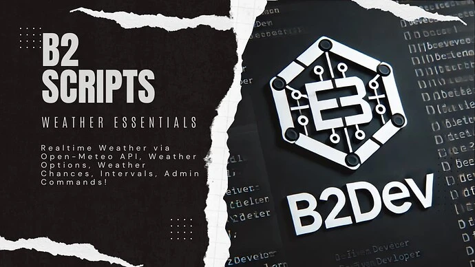 B2 Weather Essentials | V2.0.0-Dynamic Weather, Seasons, Extreme Events & More for FiveM