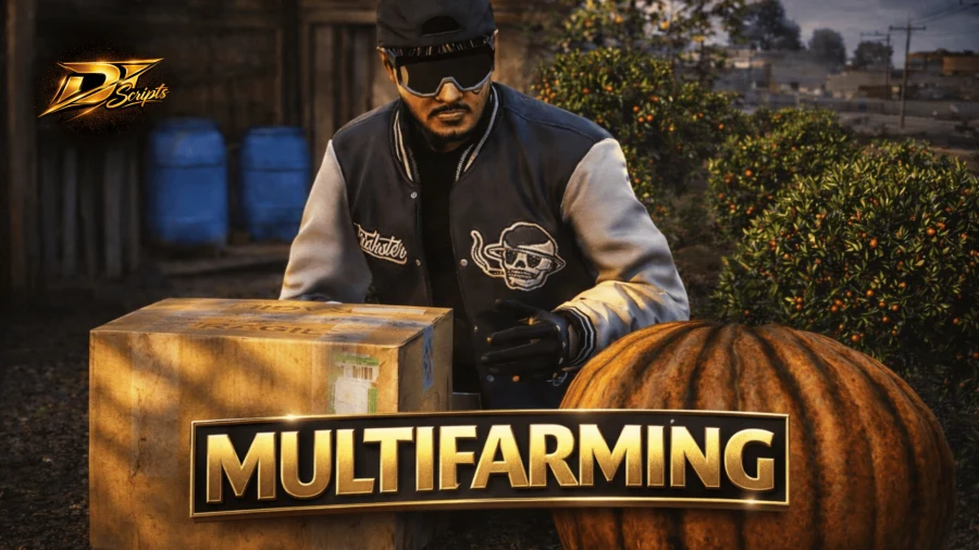 DOTINIT MULTIFARMING SYSTEM | FIVEM MULTIFARMING SCRIPT