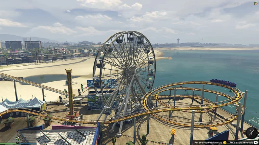 Ferris Wheel and Rollercoaster in Lua