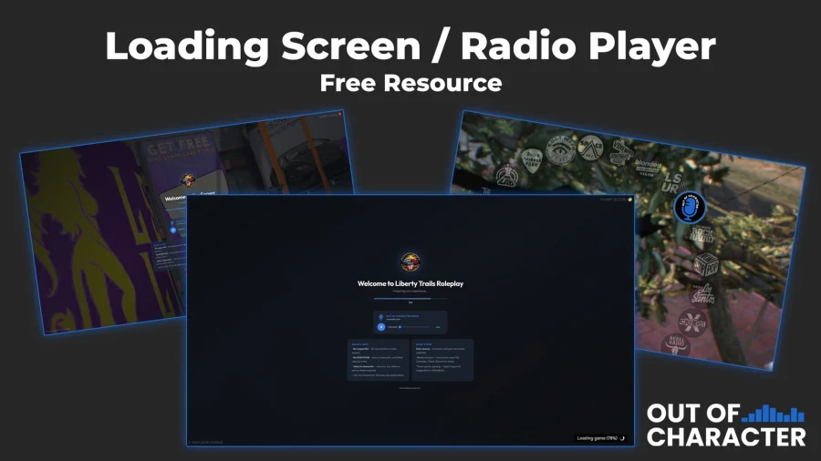 Loading Screen + Radio Replacement | Out of Character Radio