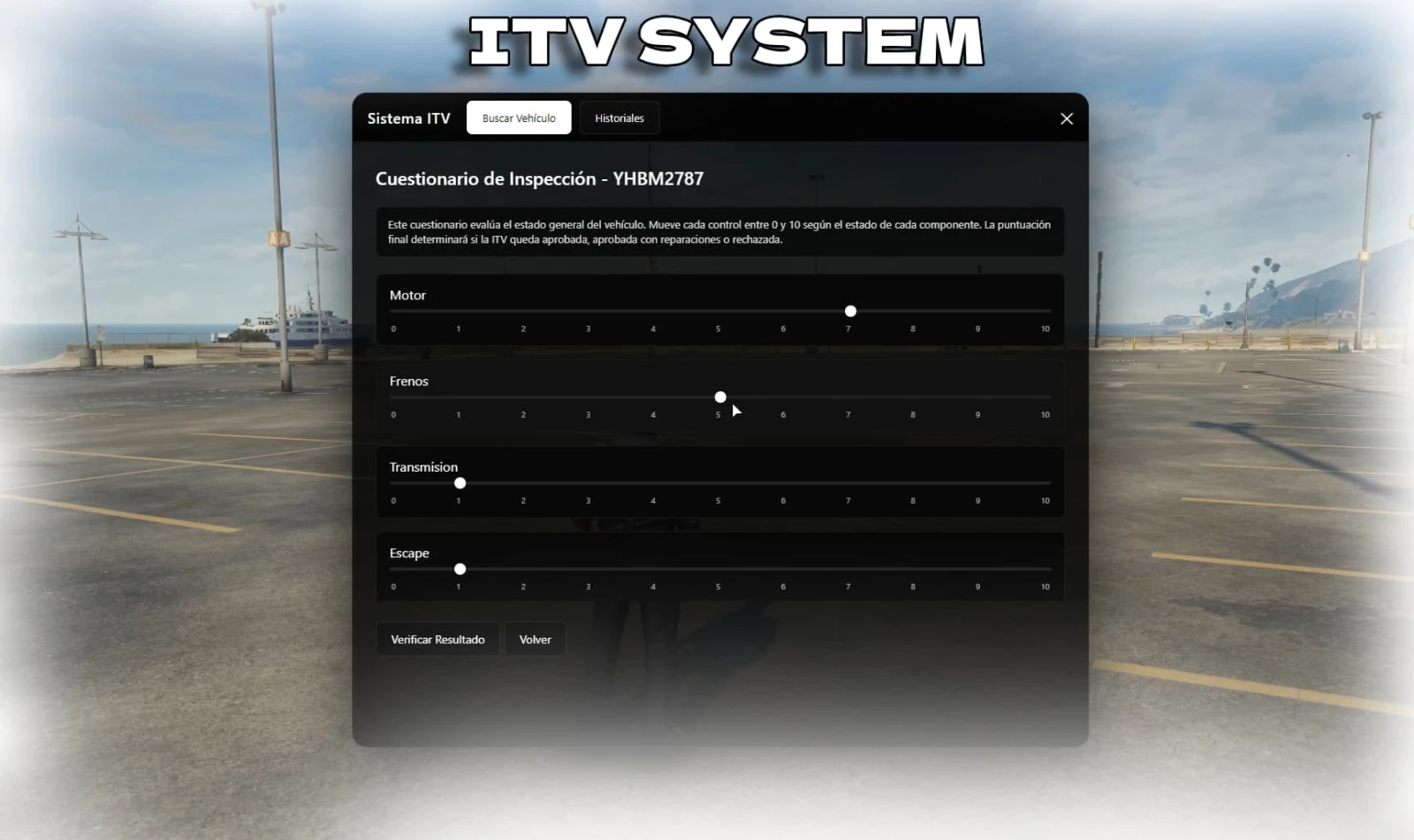 WS ITV-Vehicle Inspection System