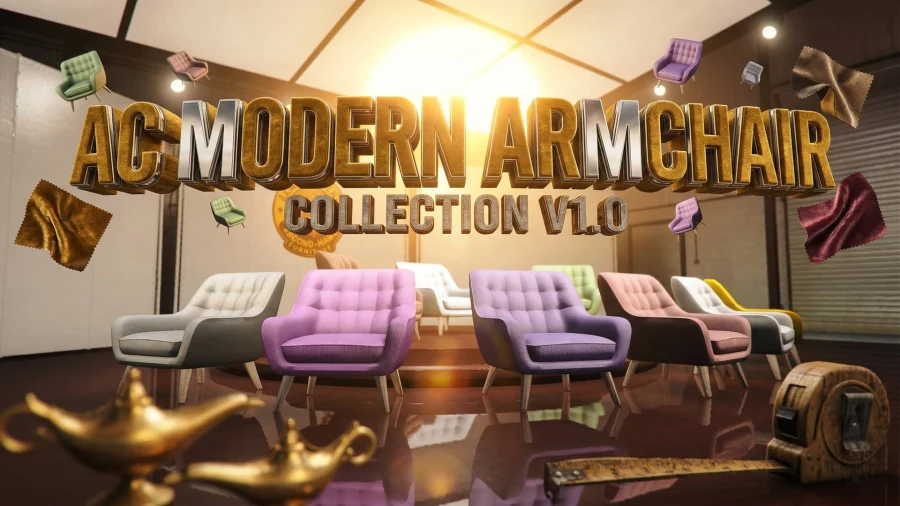 Aladdin's Cave-Free Modern Armchair Prop