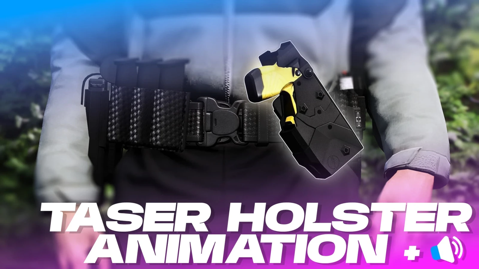 EUP Taser Holster Animation Script with Sounds