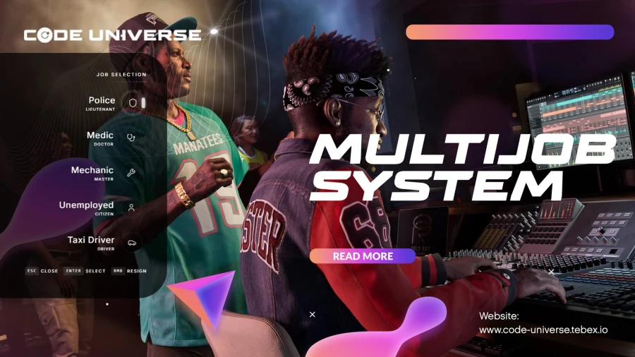 MultiJob System | ESX / QB-Core / QBox