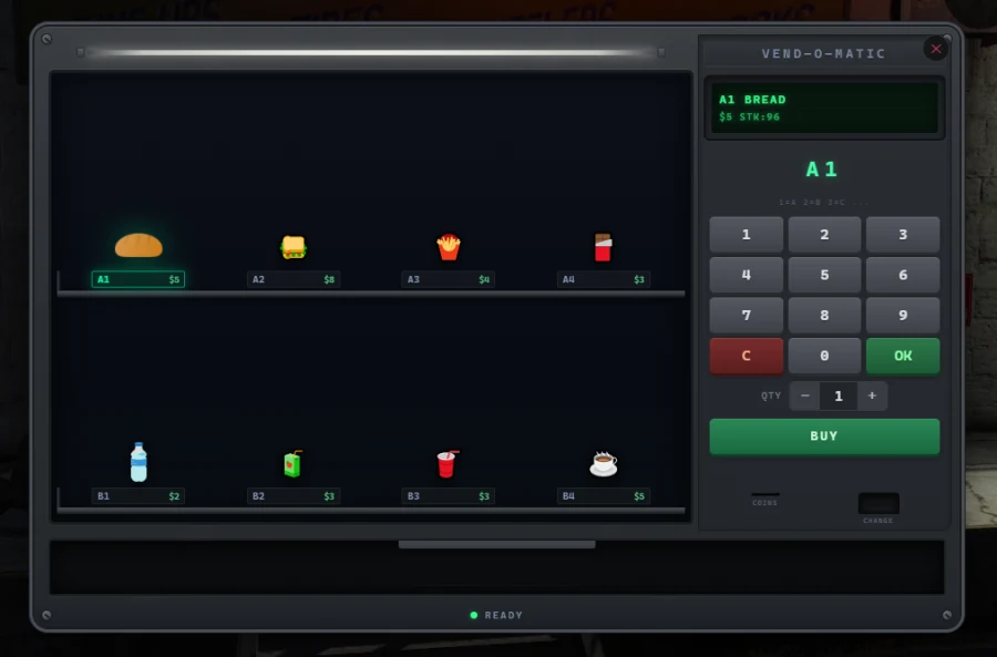 Bones Vending System | Vending Business + Permit/Contract + Inspector/Owner Tablet UI