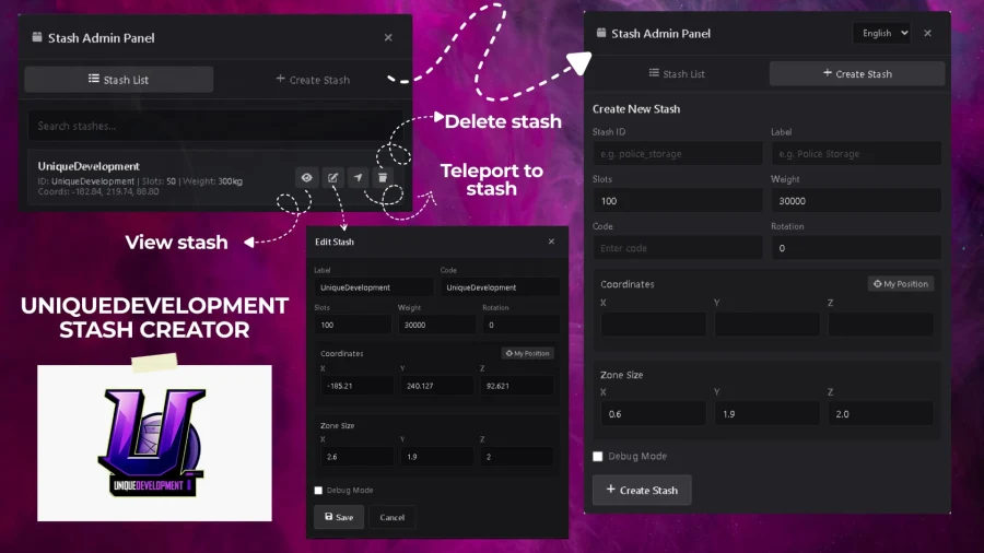 Stash Creator