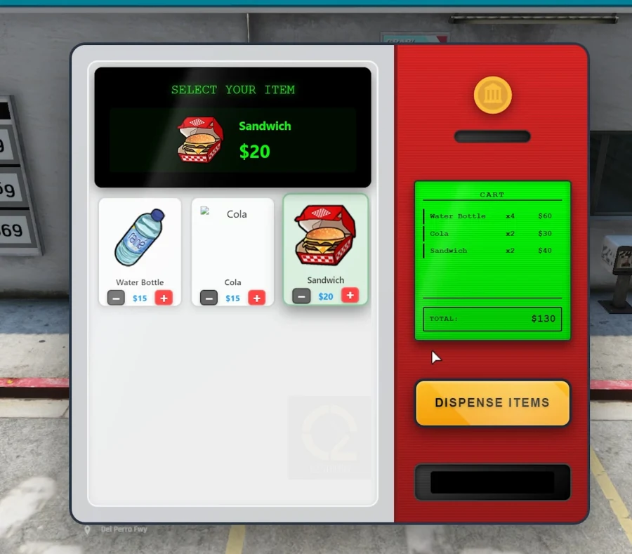 Advanced Vending Machine Script