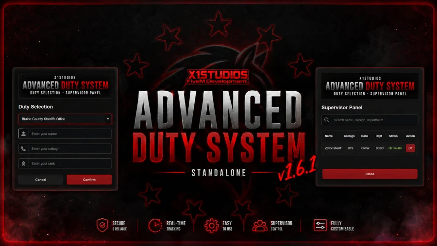 Advanced Duty System (X1Studios)