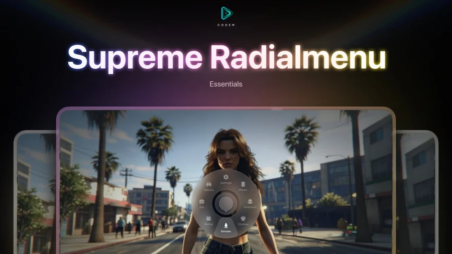 CodeM Supreme Radialmenu-Advanced Free Radialmenu