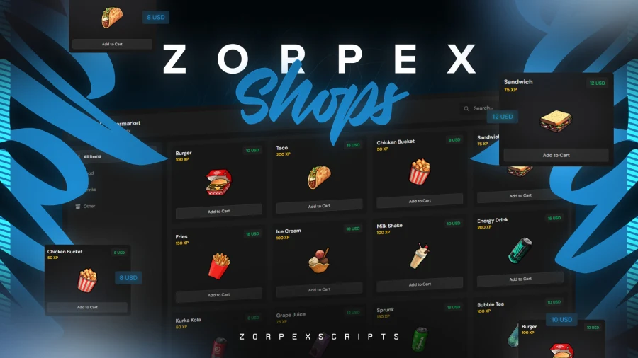 Zorpex Shops
