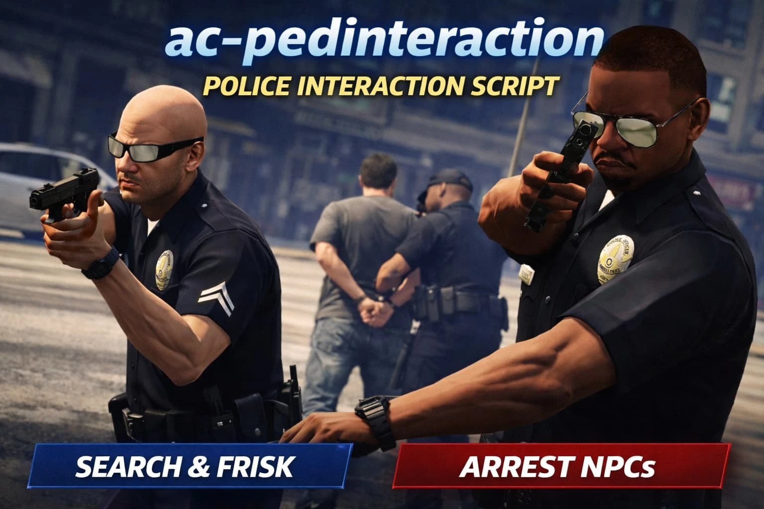 QBCore | Advanced Pedestrian Interaction for Police