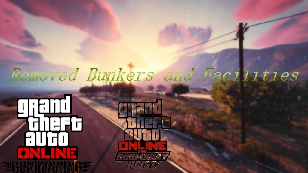 Removed Bunkers and Facilites (DLC add-on)
