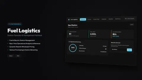 Fuel Logistics | LumaNode Studios Fuel
