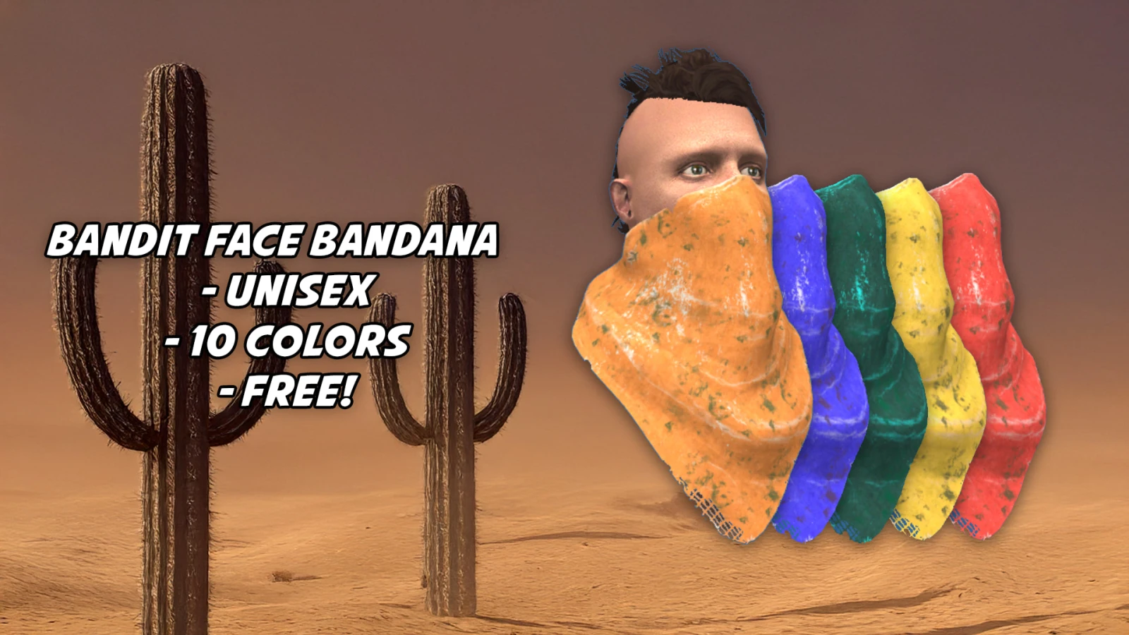 Bandit Face Mask-Addon Clothing