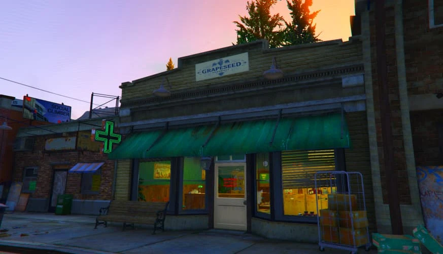 Vintage Pharmacy Grapeseed