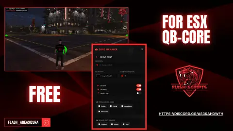 Flash SafeZone V2-In-Game Editor, Polyzones, No-SQL & Optimized