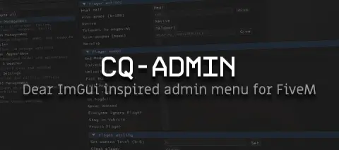 cq-admin: Modular Admin Menu