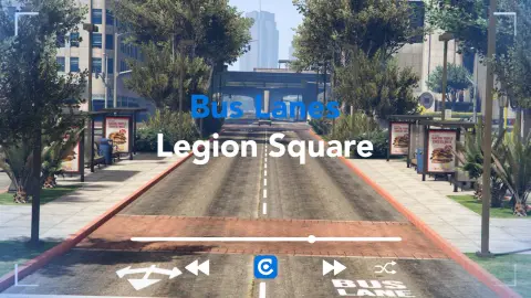 Bus Lanes Near Legion Square