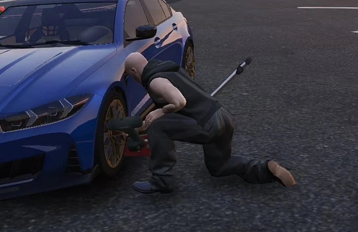 Tire Change Animation + Props