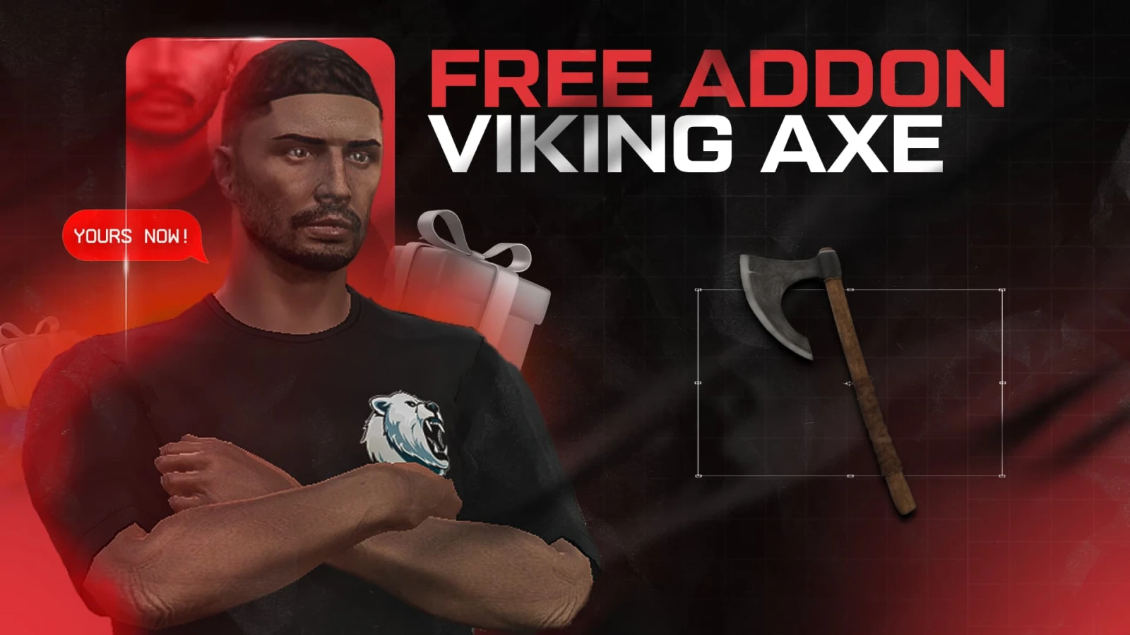 Viking Axe Melee Weapon