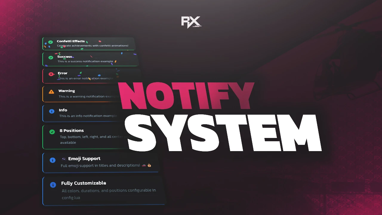 RxNotify | Modern Notification System